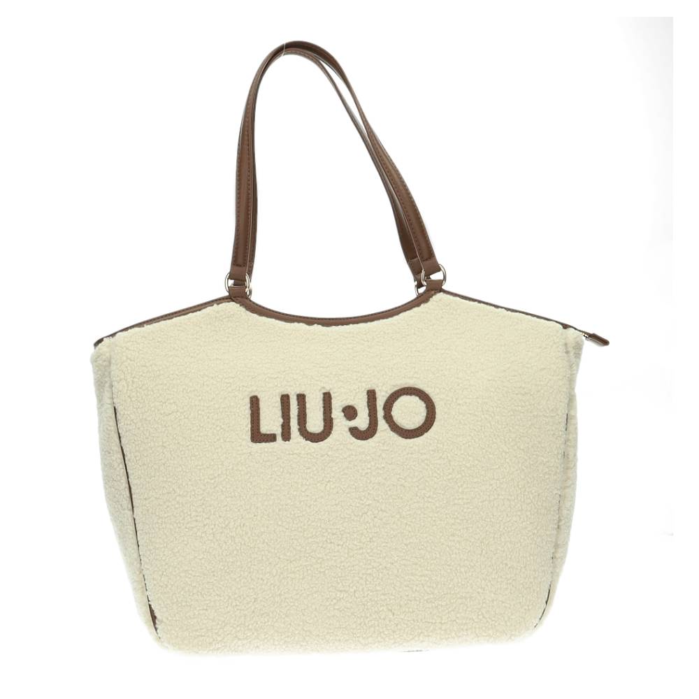 beige handtas