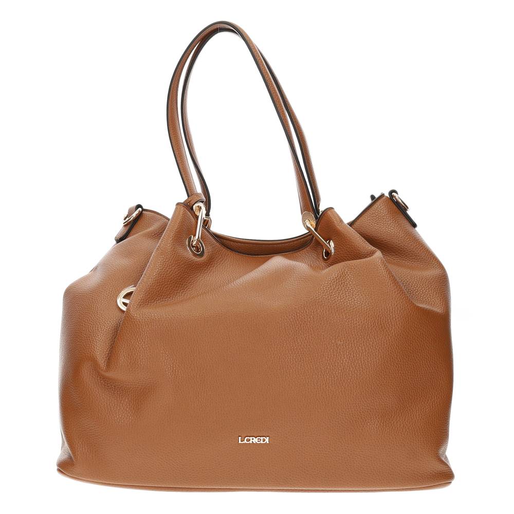 cognac handtas