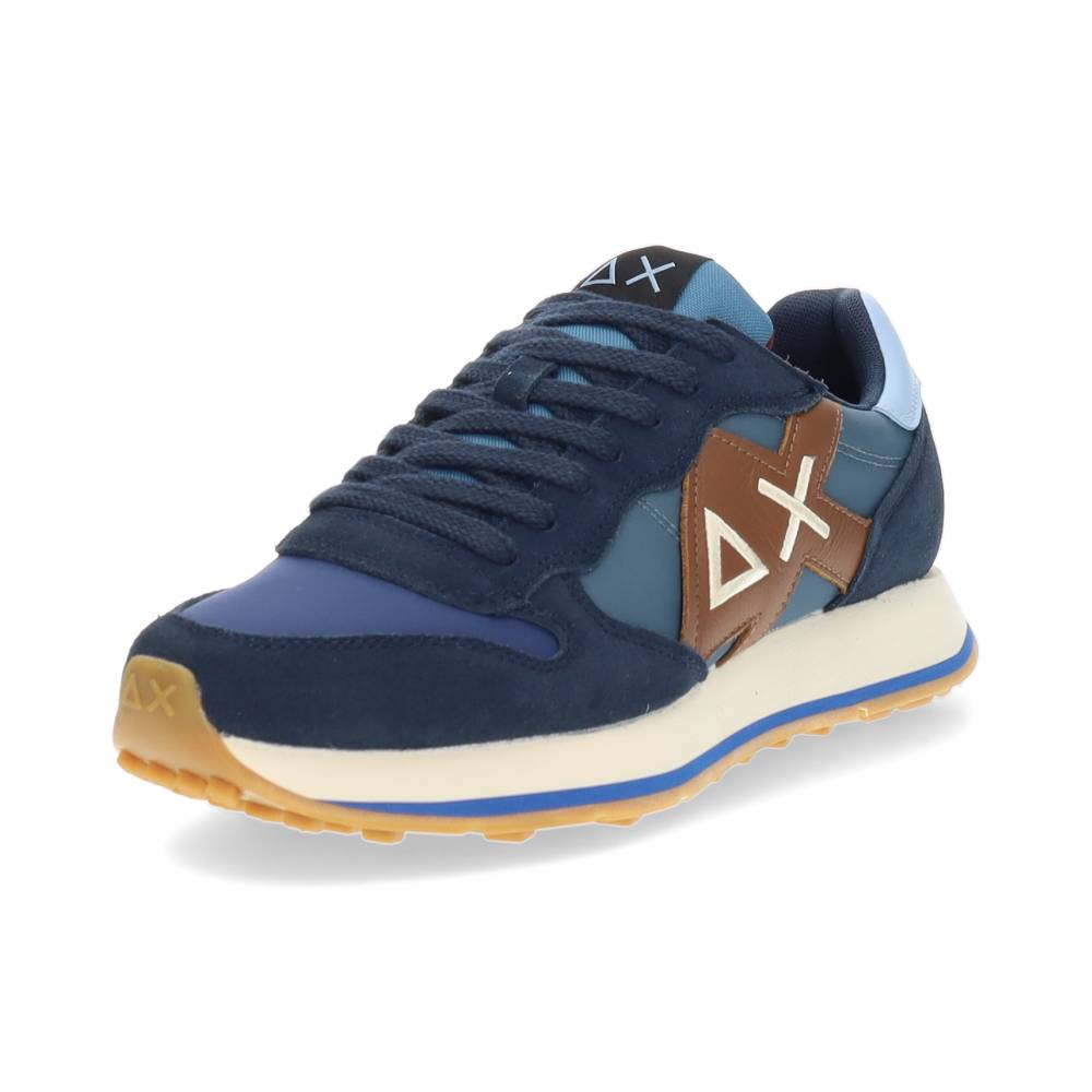 blauwe sneaker