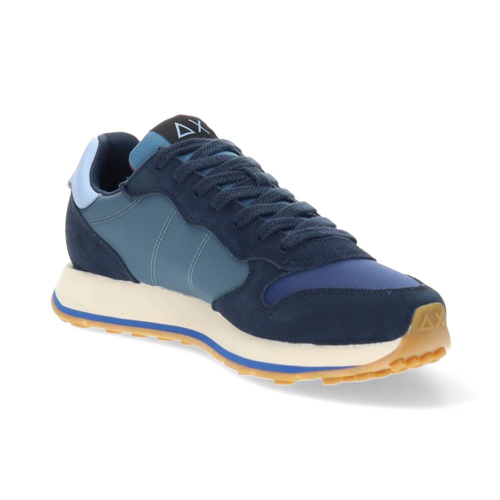 blauwe sneaker