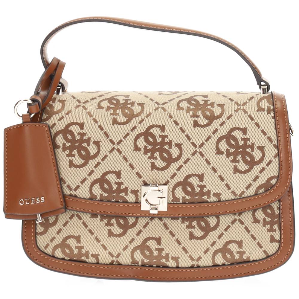 cognac handtas