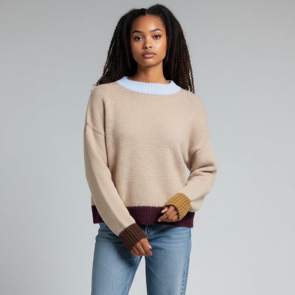 beige trui