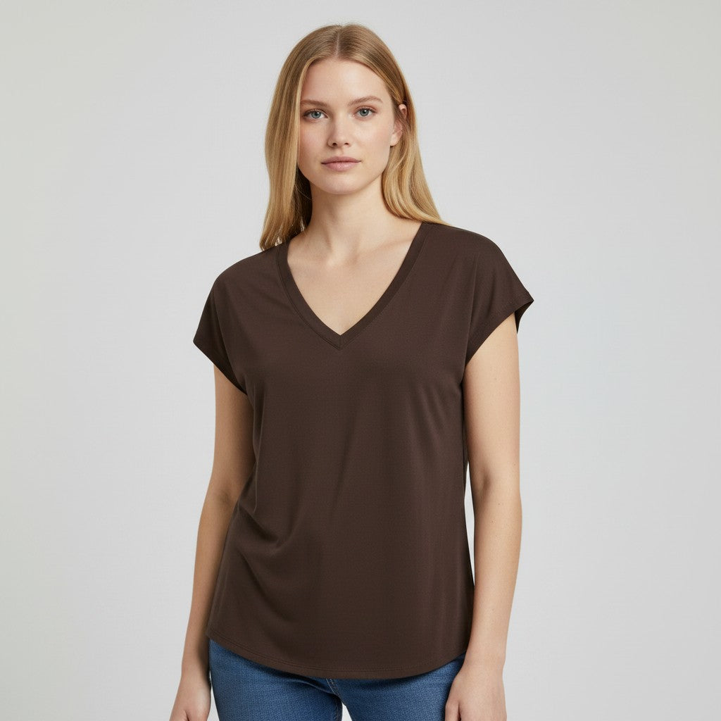 bruine t-shirt