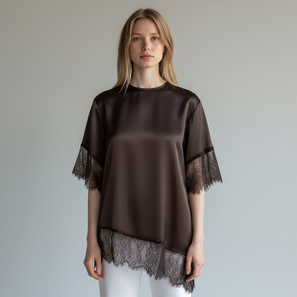 bruine t-shirt