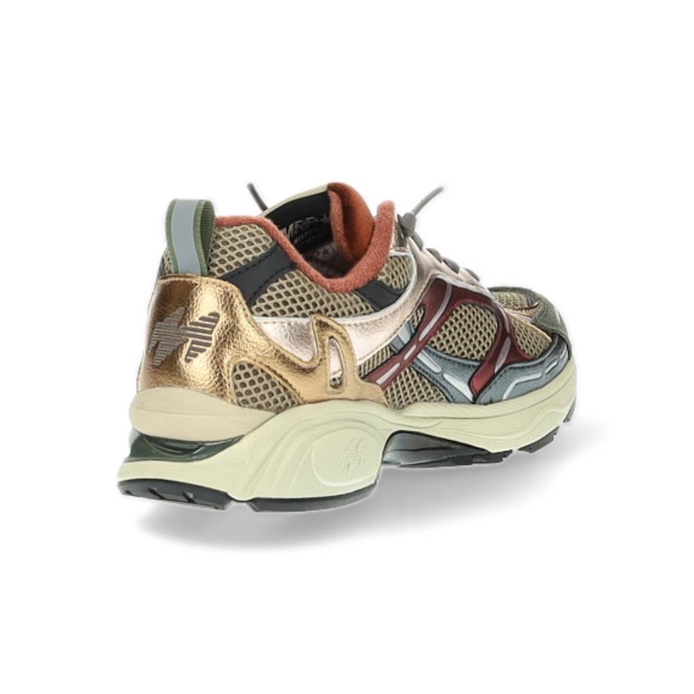 goud/bordeaux sneaker