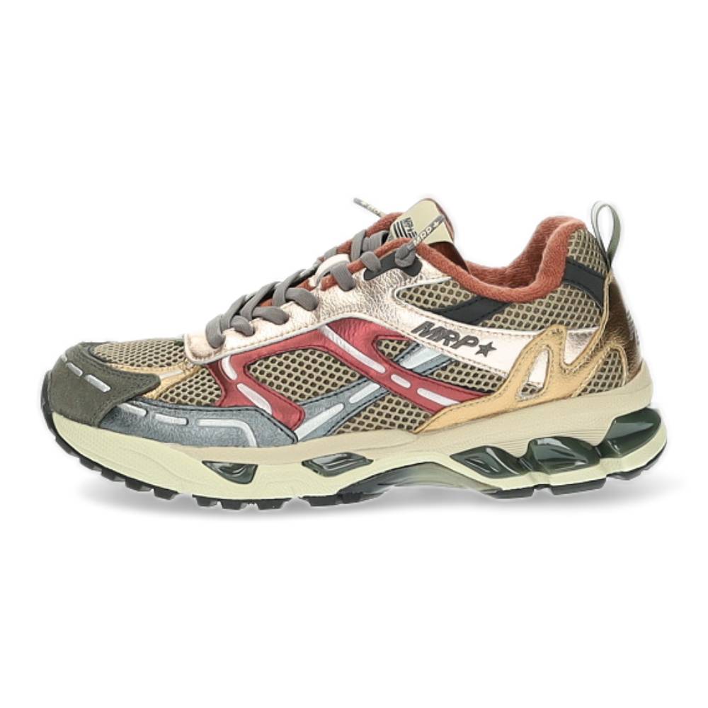goud/bordeaux sneaker