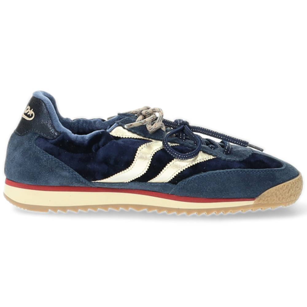blauwe sneaker