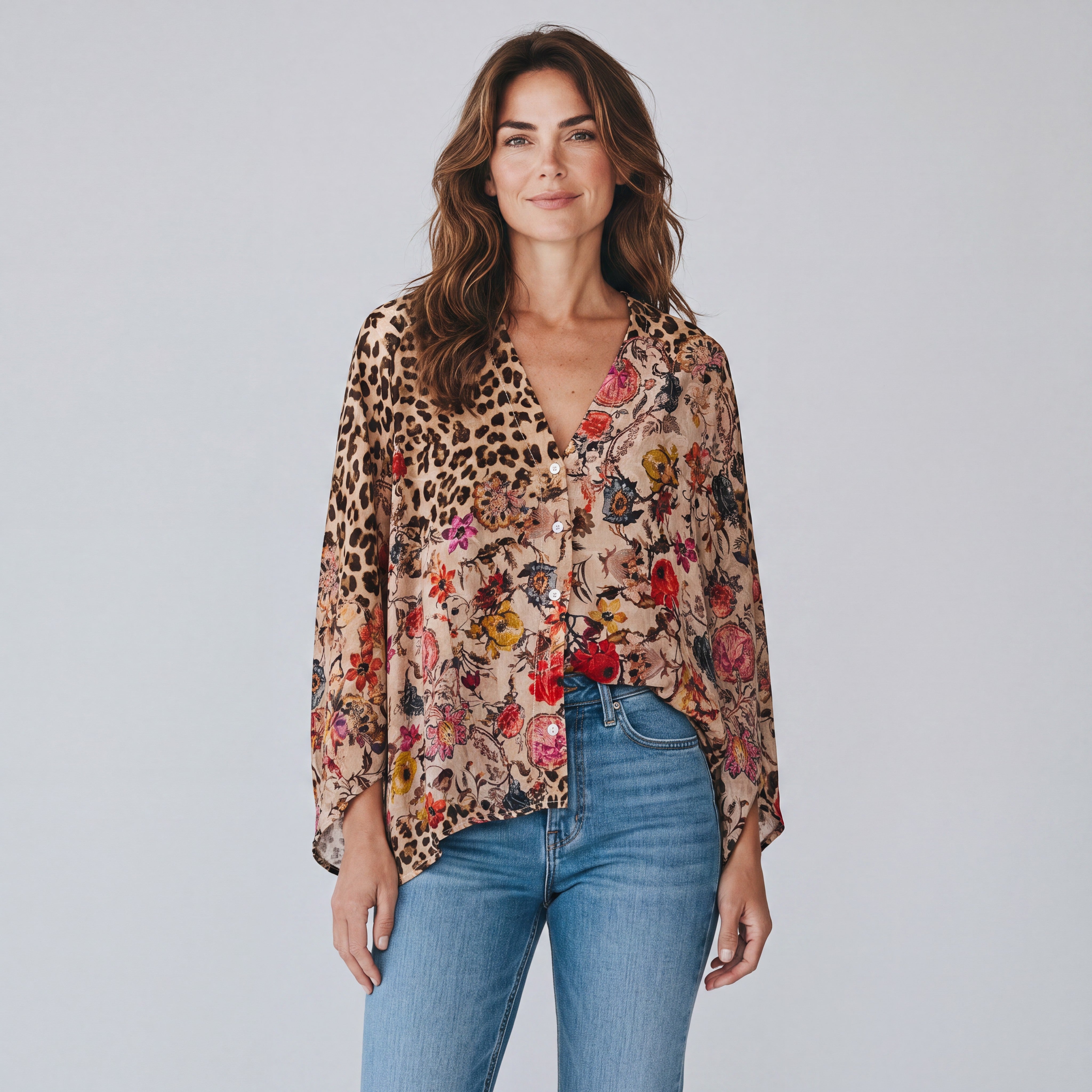 beige blouse