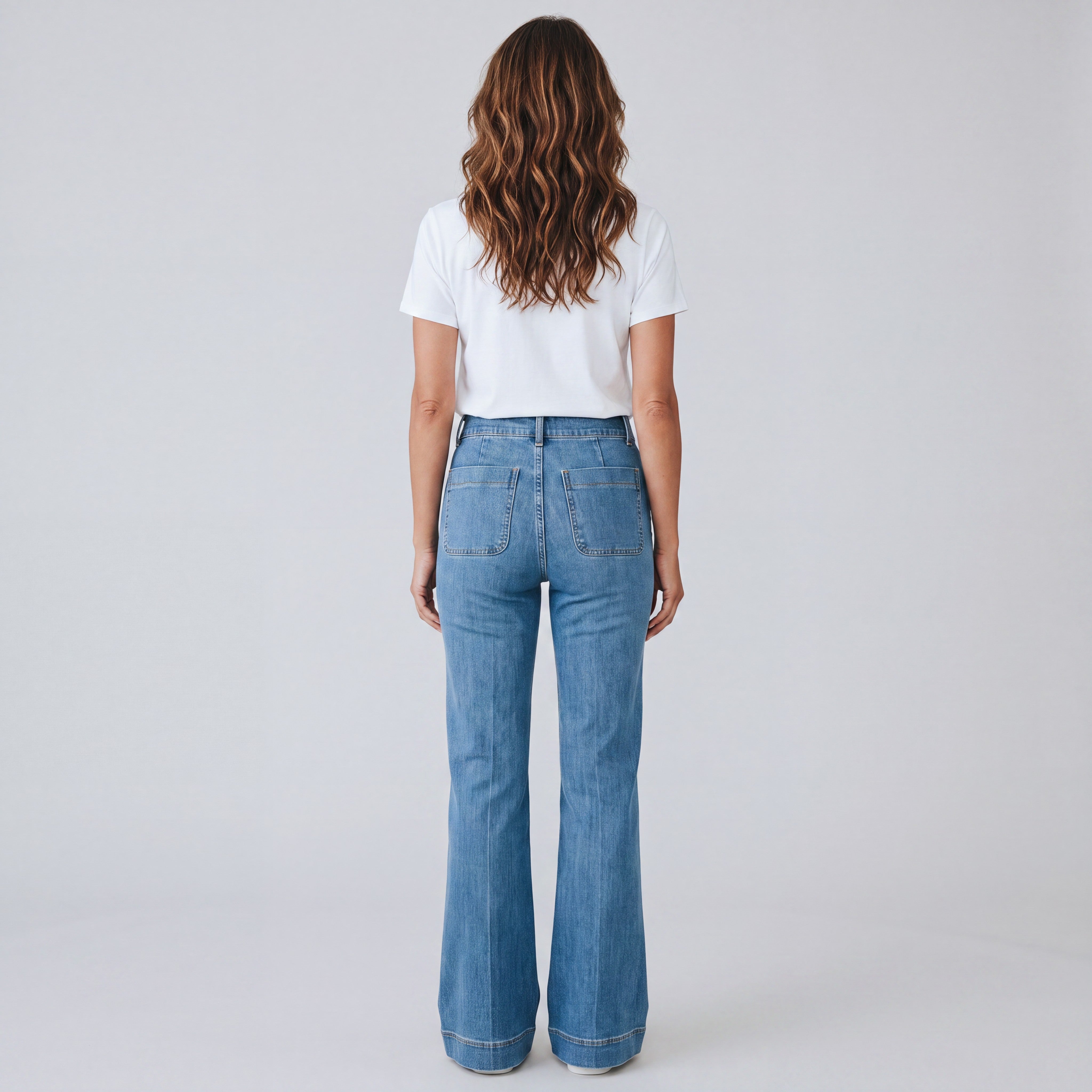 blauwe jeansbroek