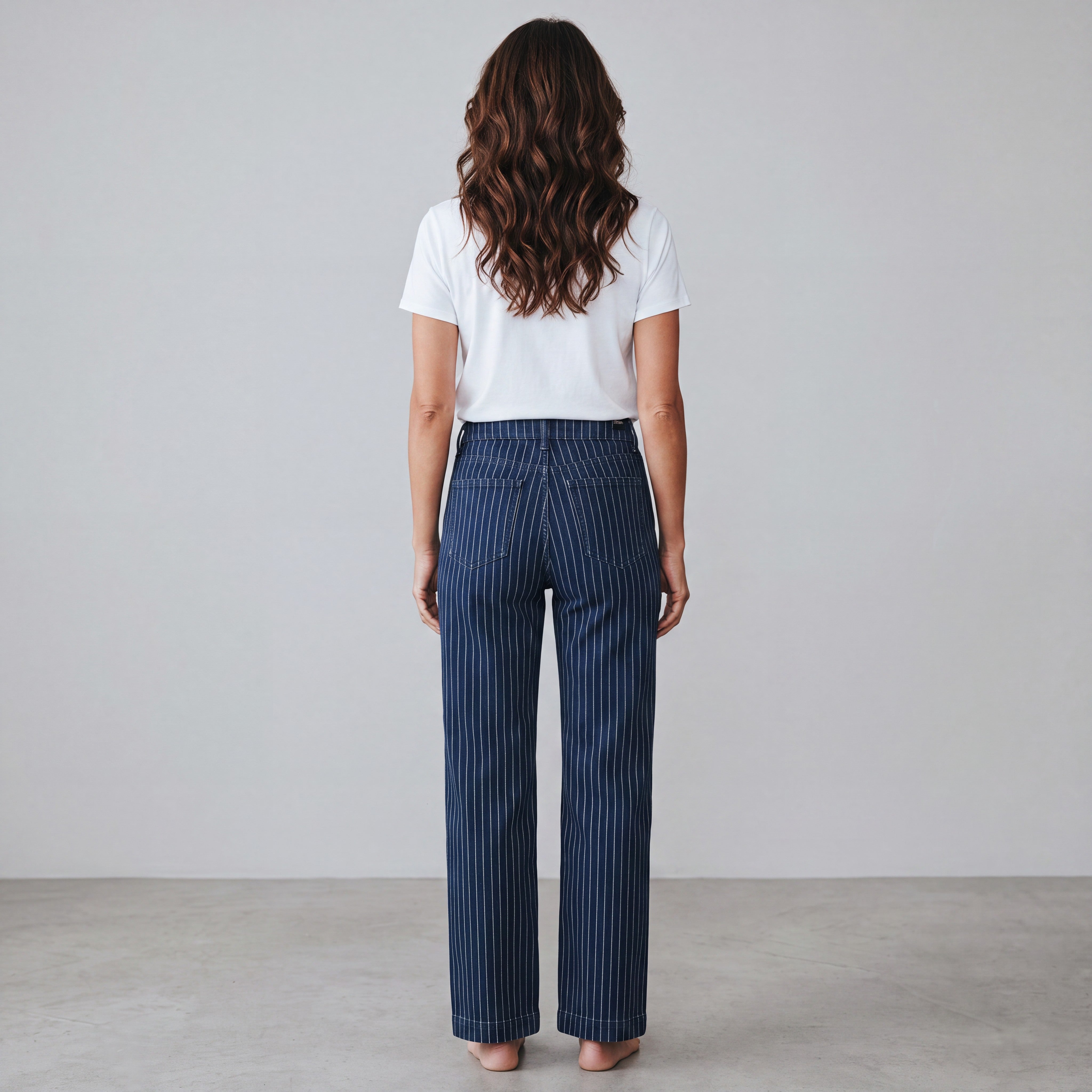 blauwe jeansbroek