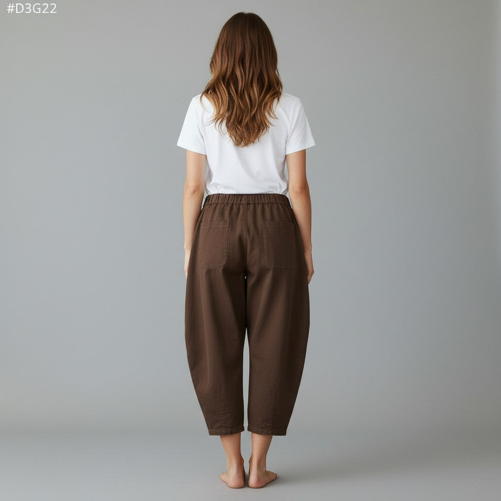 bruine jeansbroek