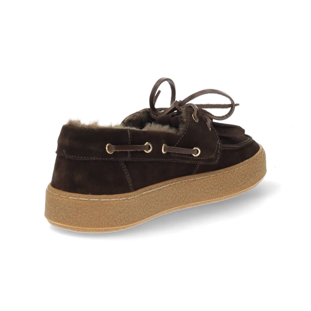 donkerbruine bootschoen