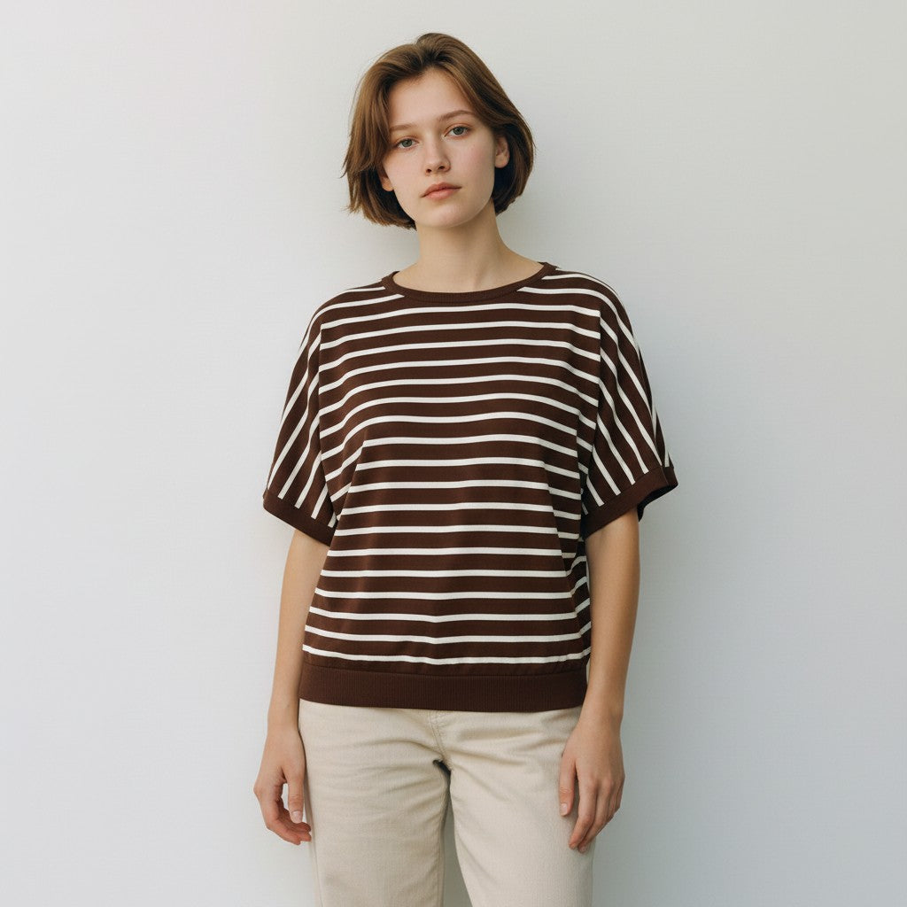 bruine t-shirt