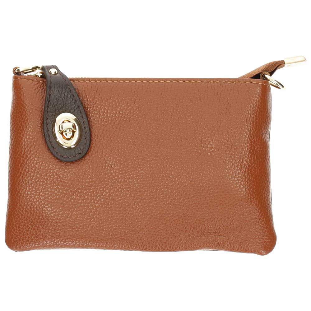 cognac handtas