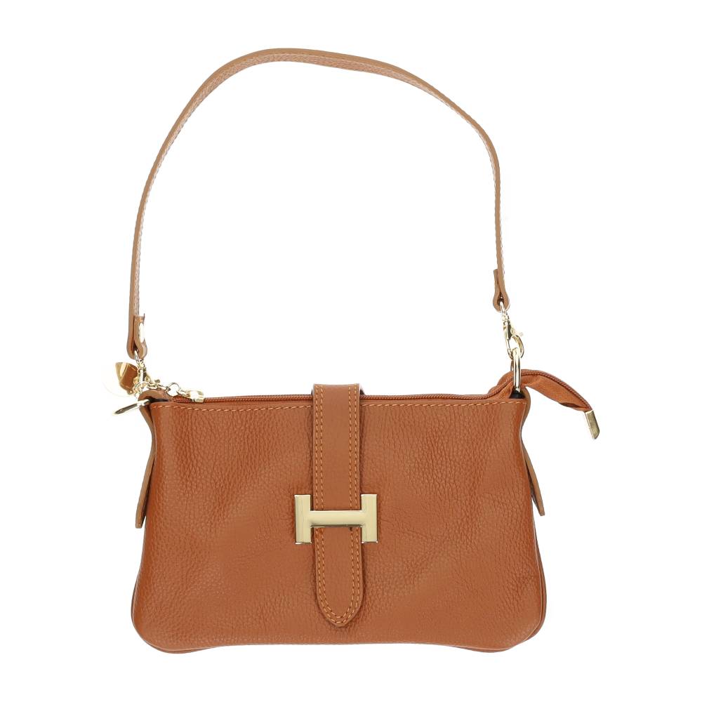 cognac handtas