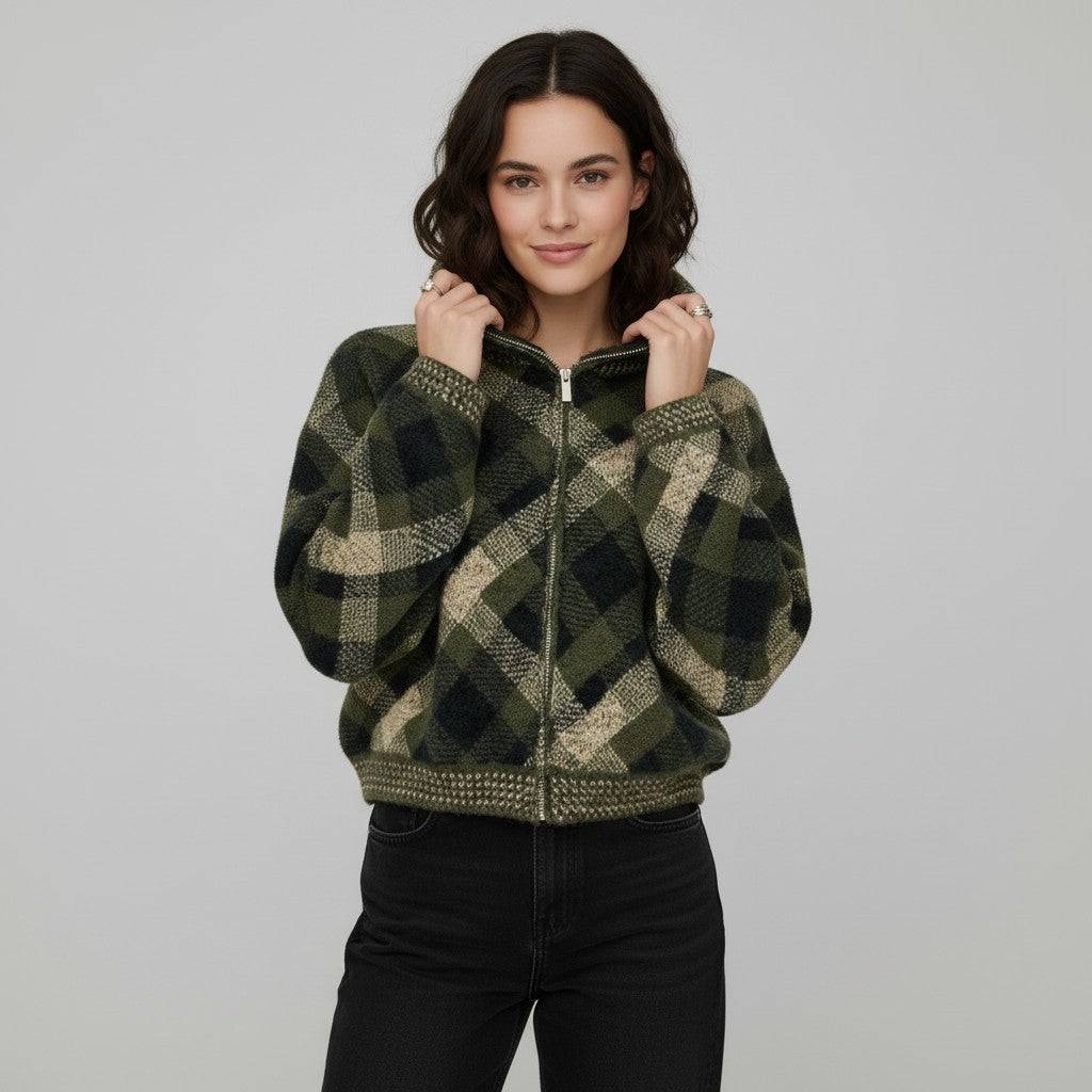 kaki gilet
