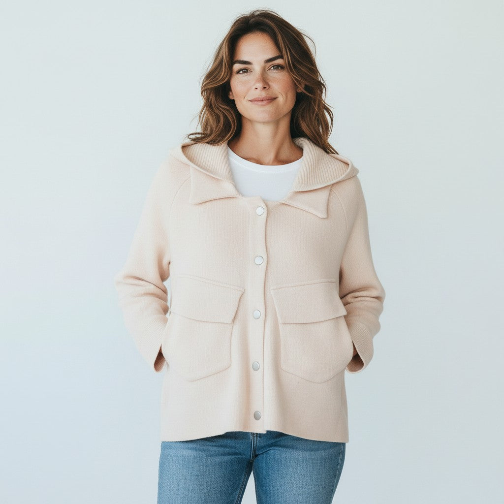 beige gilet