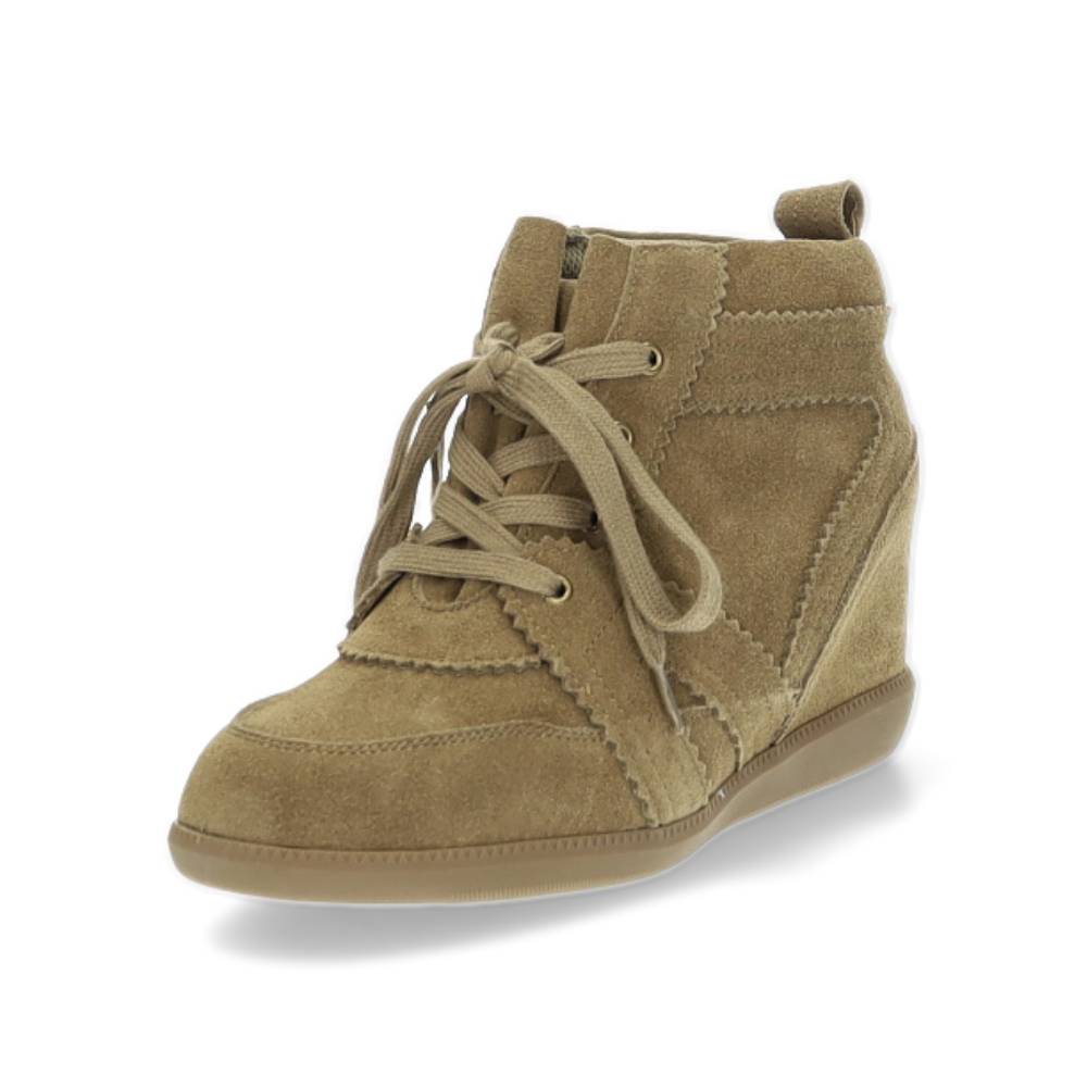 taupe hoge sneaker