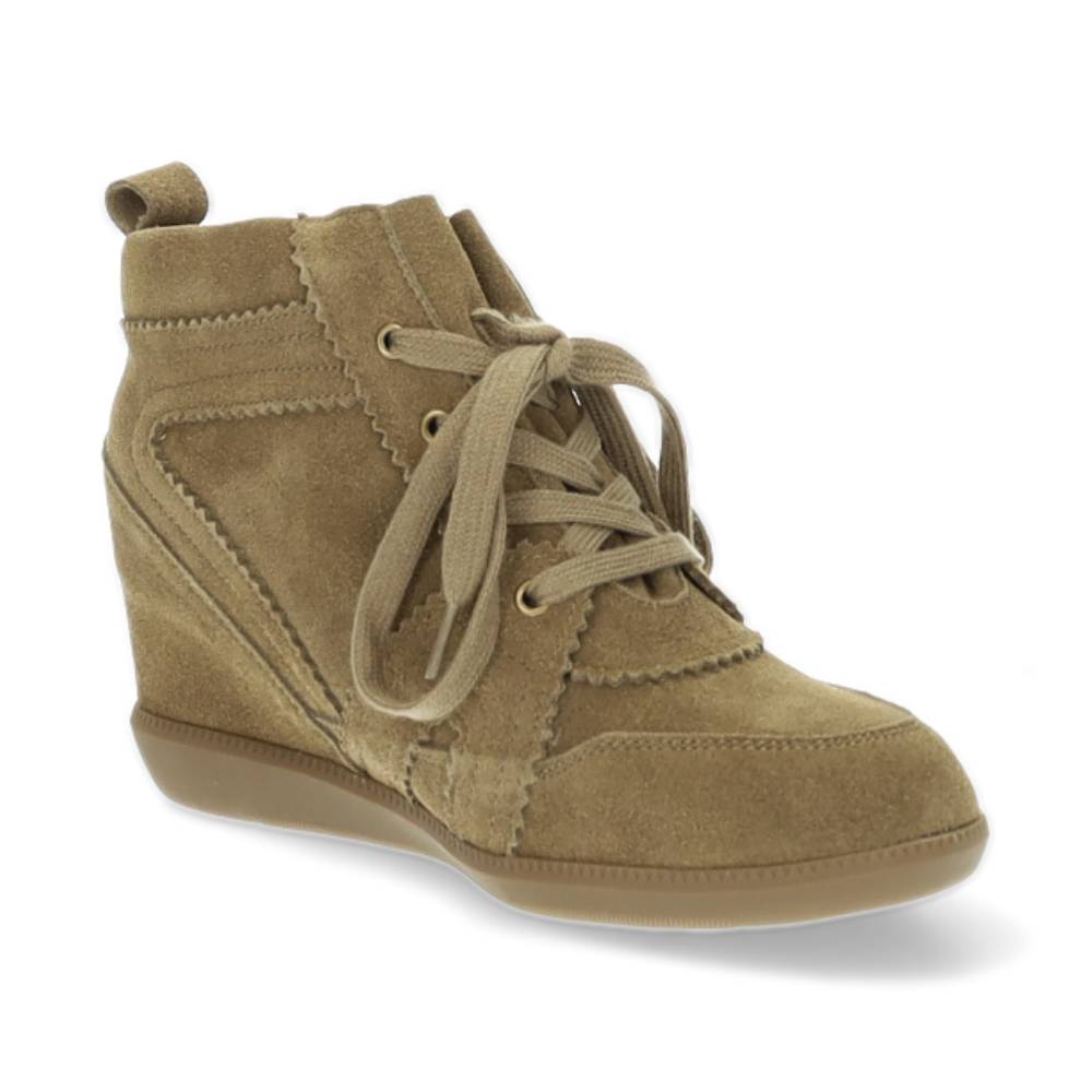 taupe hoge sneaker