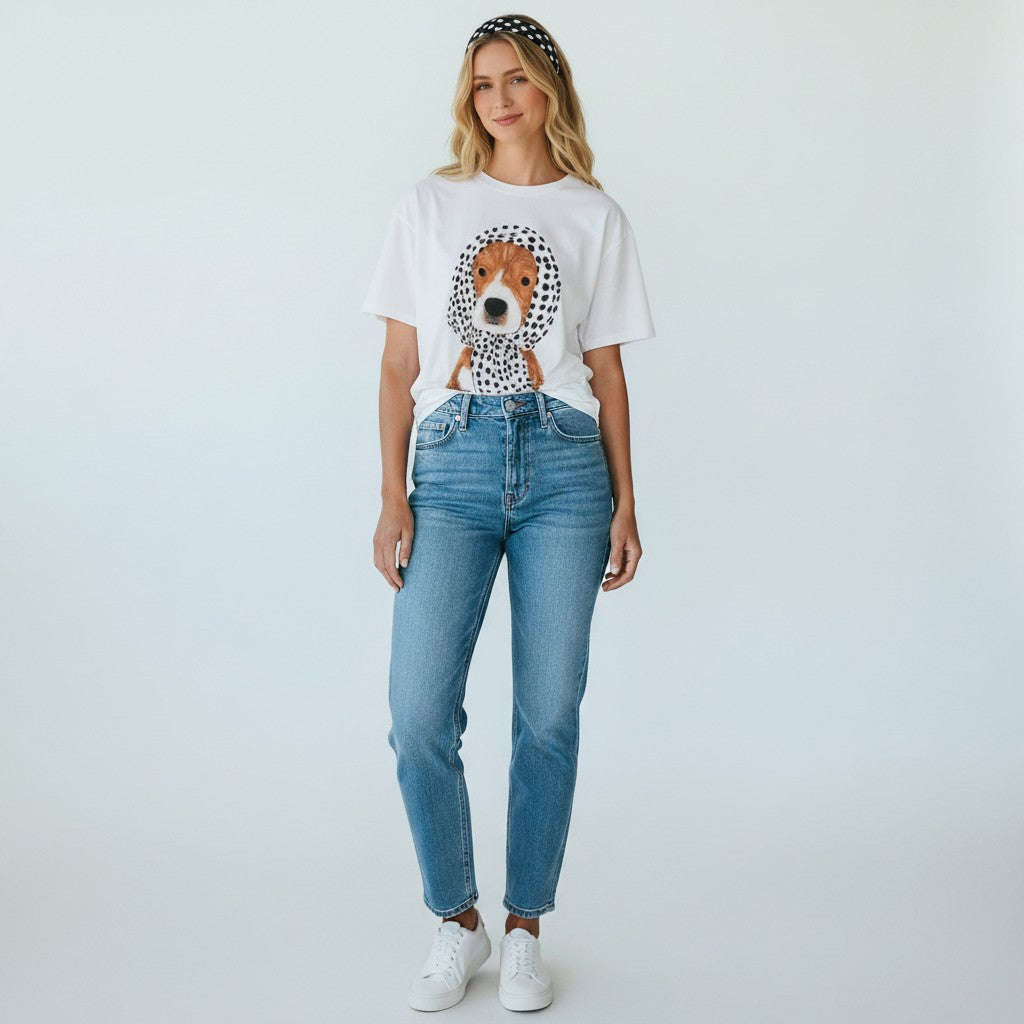witte t-shirt
