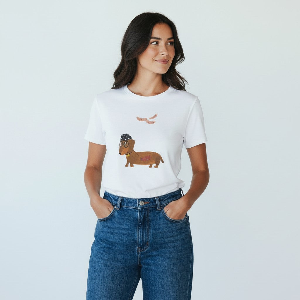 wite t-shirt