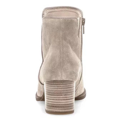 Beige enkellaarzen