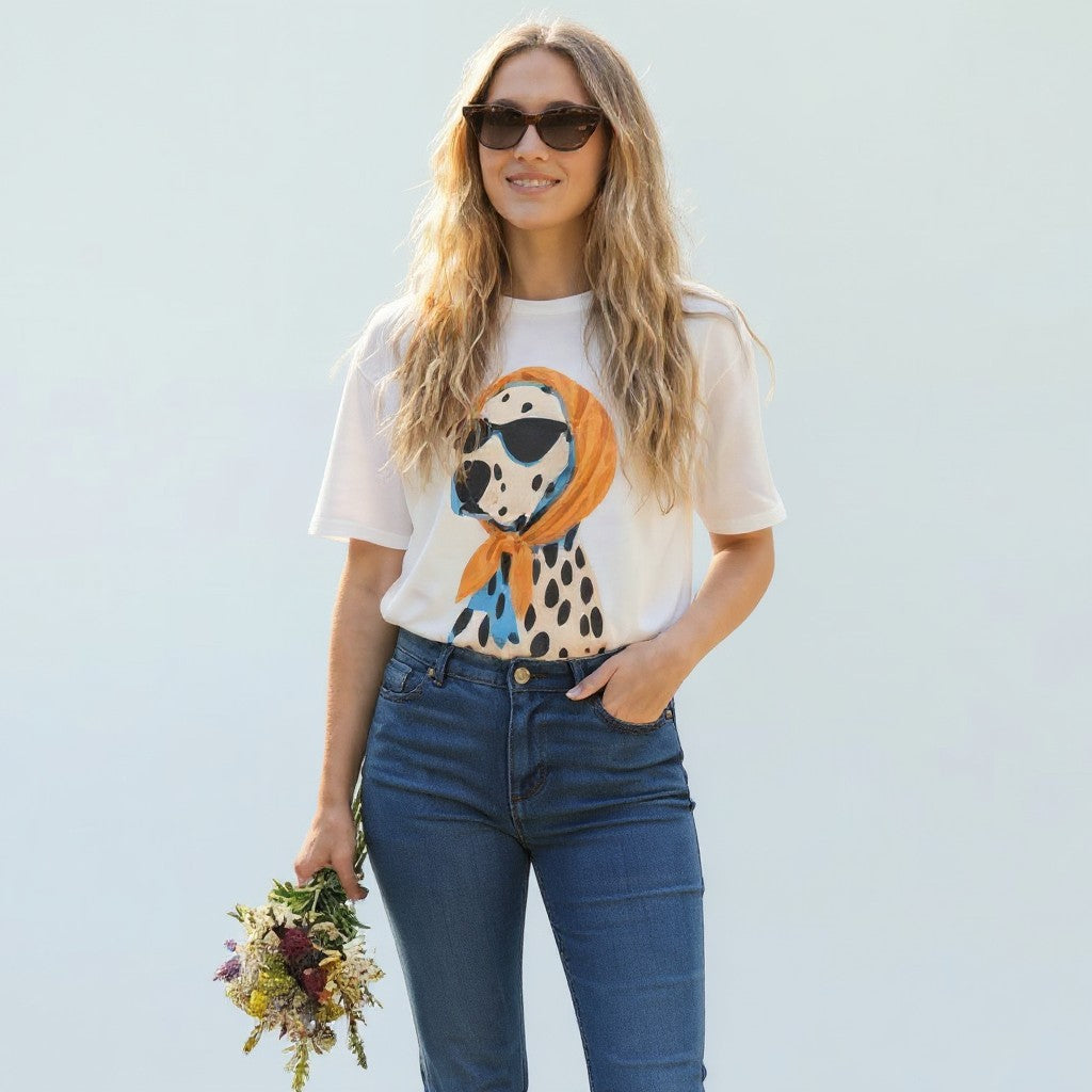 witte t-shirt