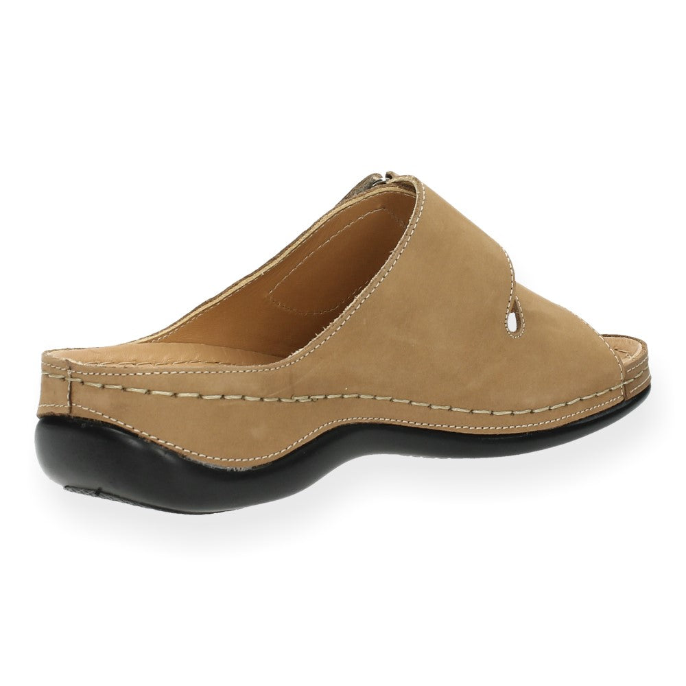 Beige slippers