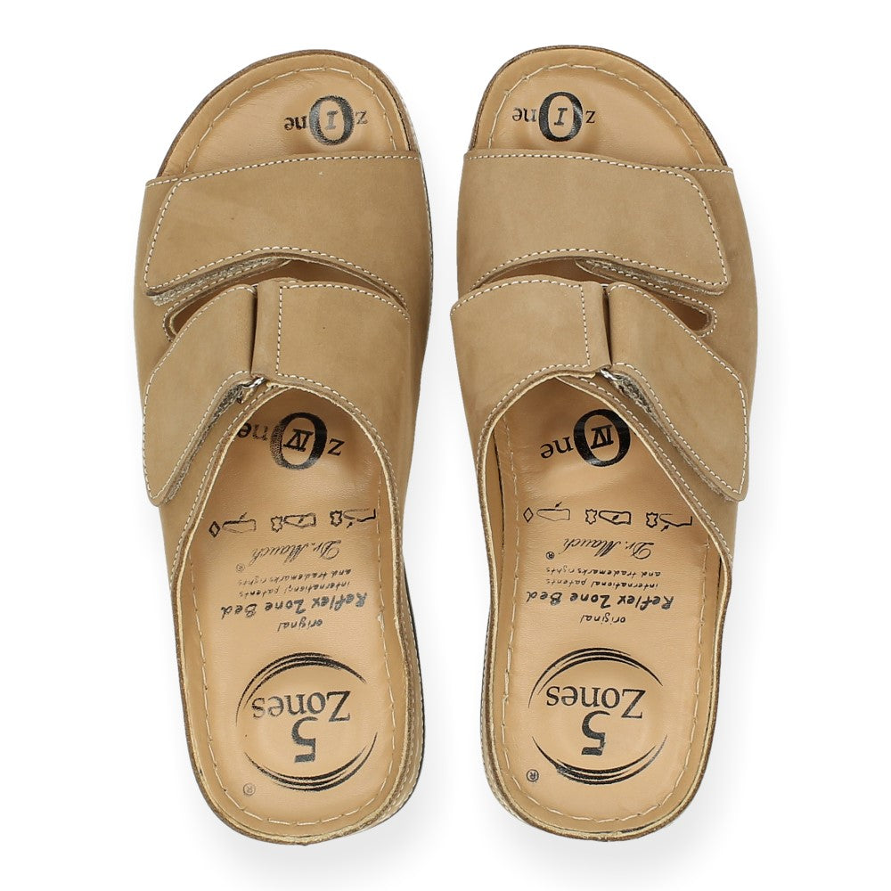 Beige slippers