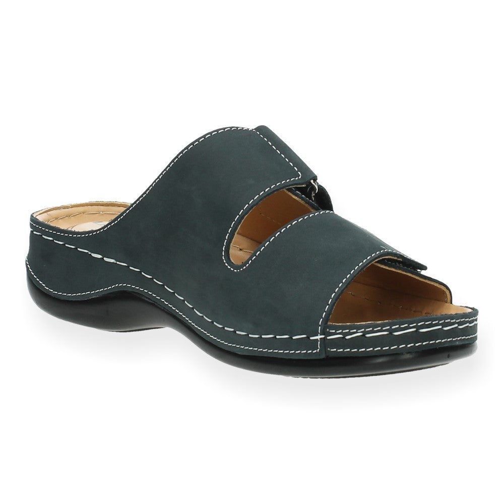 Blauwe slippers