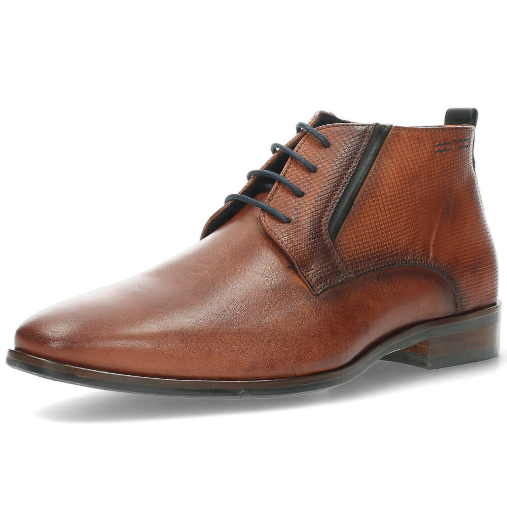 Cognac veterschoenen Estoril