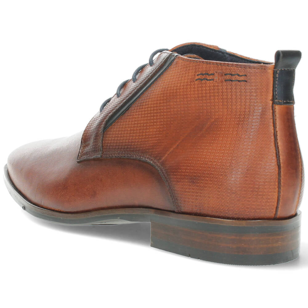 Cognac veterschoenen Estoril