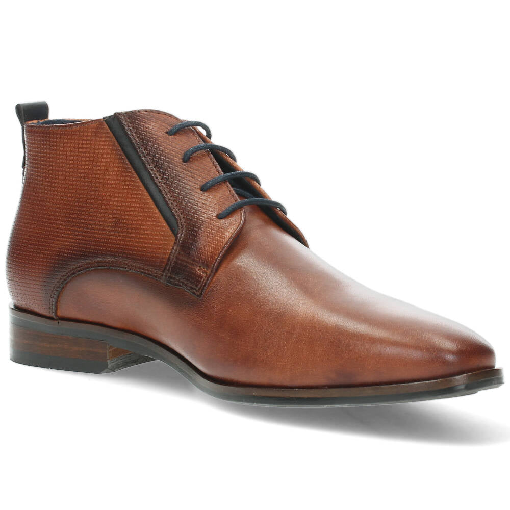 Cognac veterschoenen Estoril