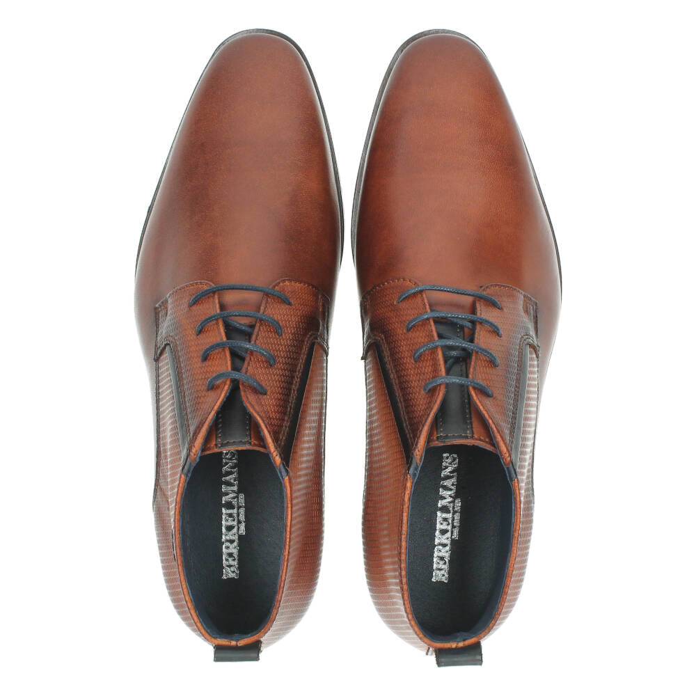 Cognac veterschoenen Estoril