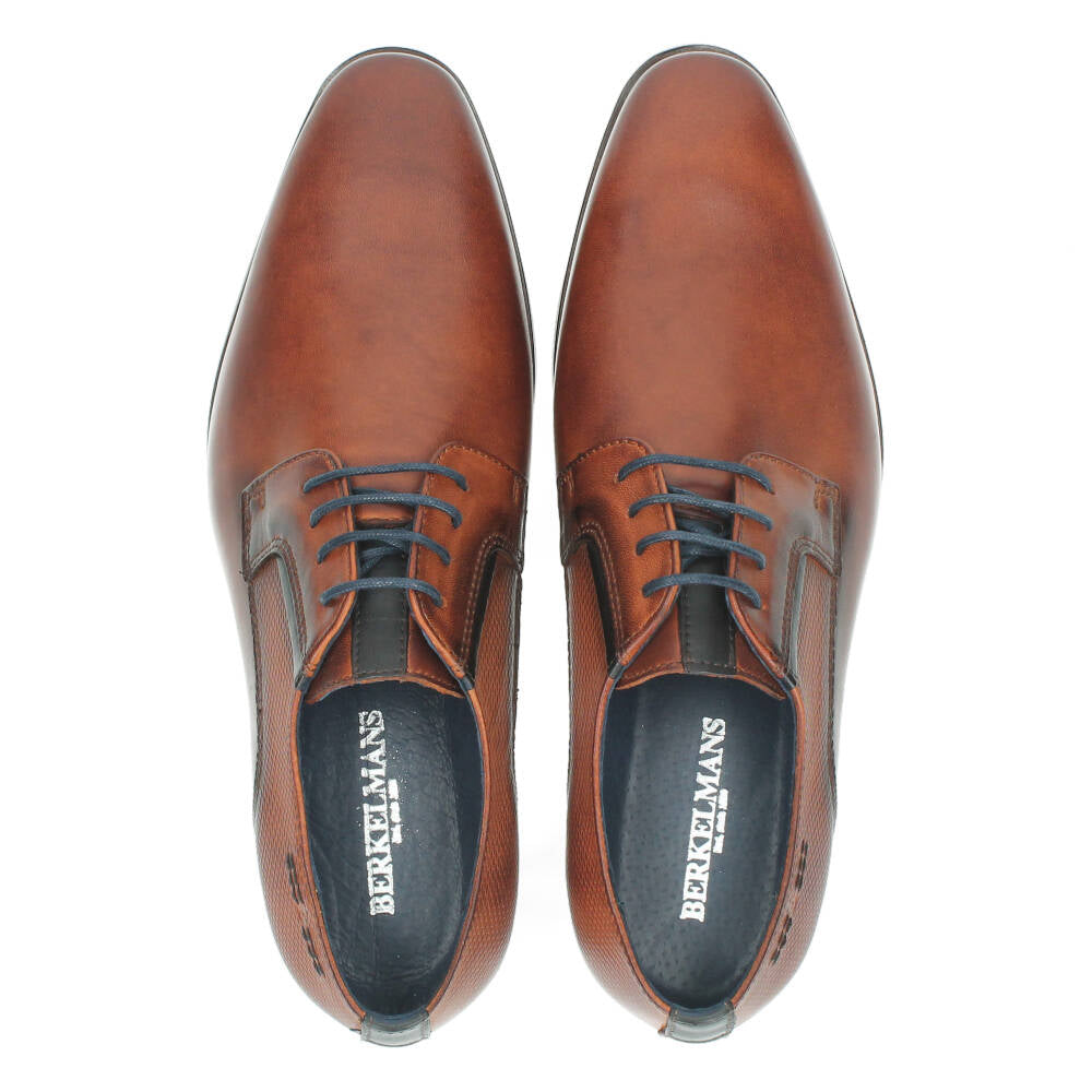 Cognac veterschoenen Sameiro