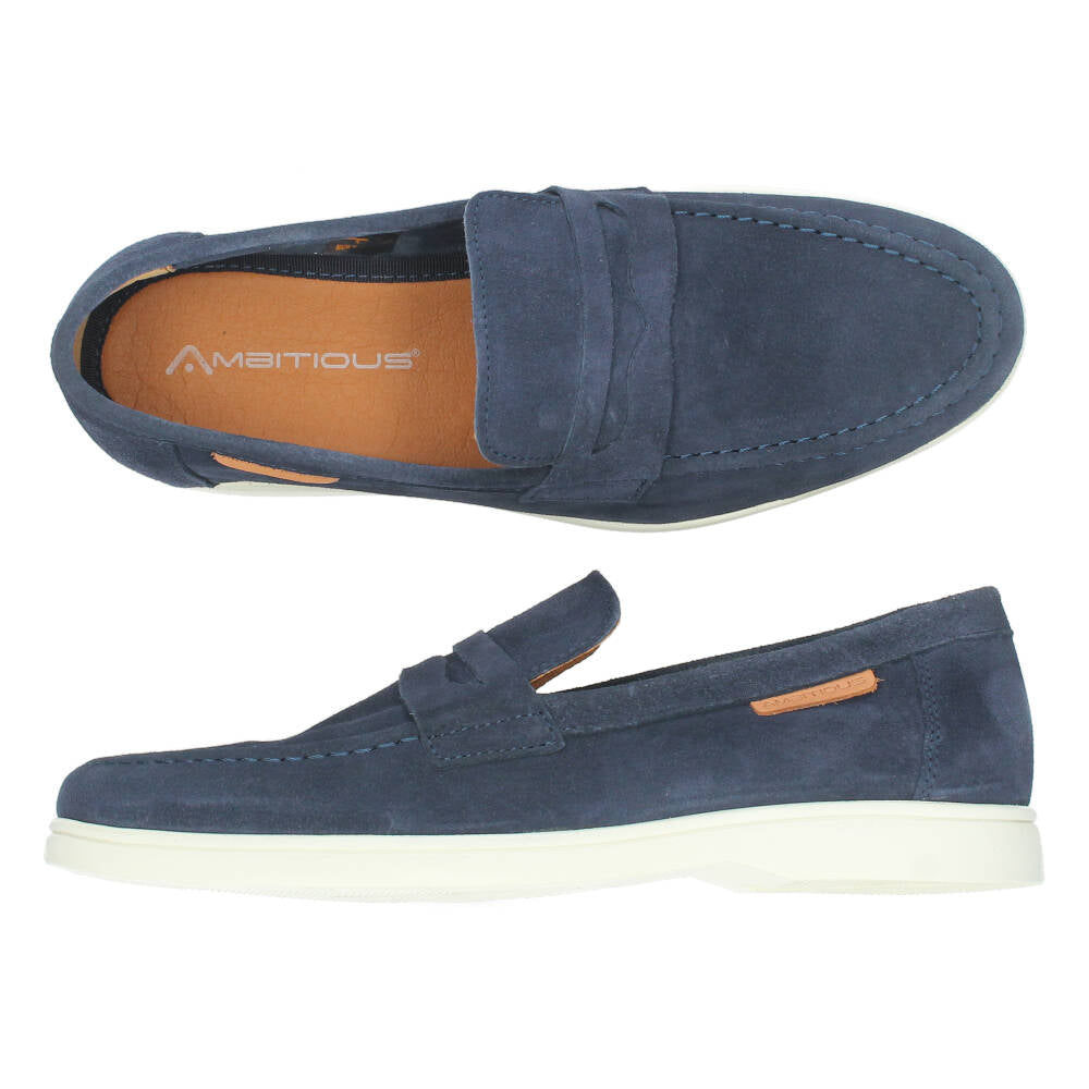 Blauwe loafers