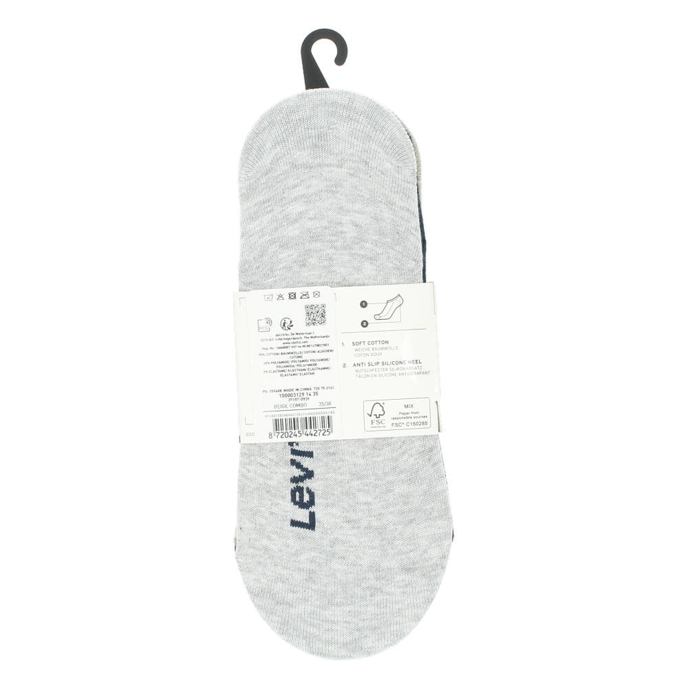 Triocolour kousen Footie High Rise