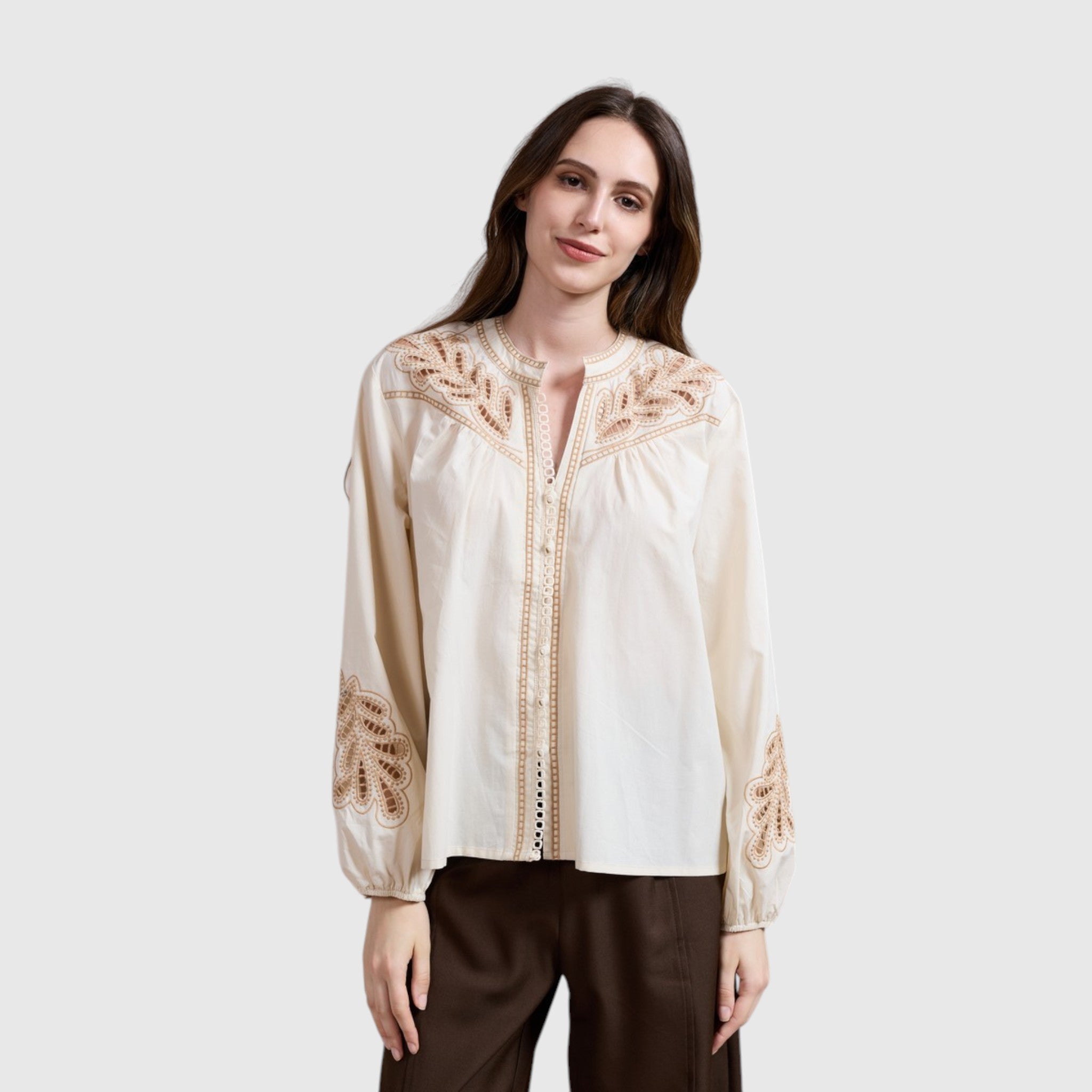 ecru blouse