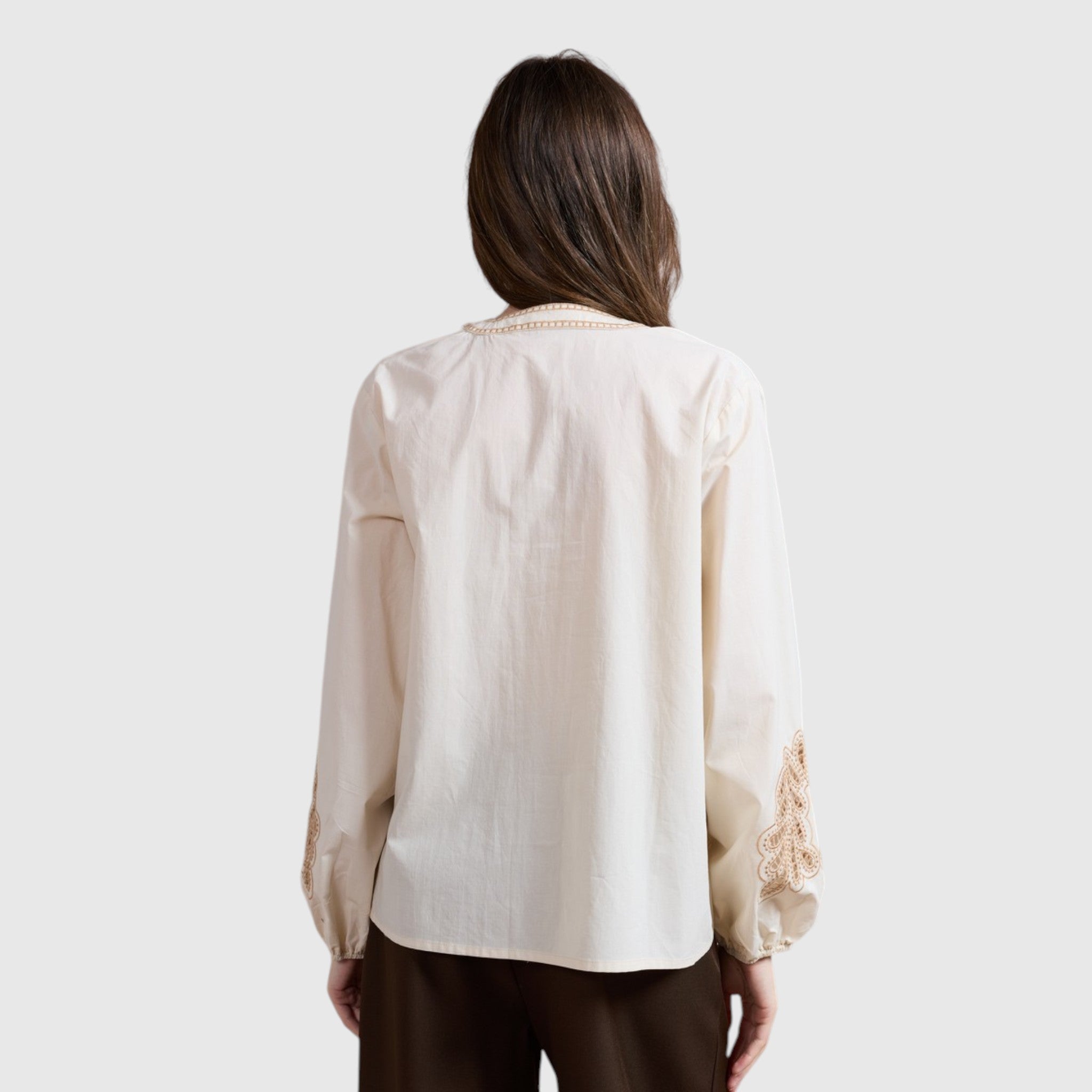 ecru blouse