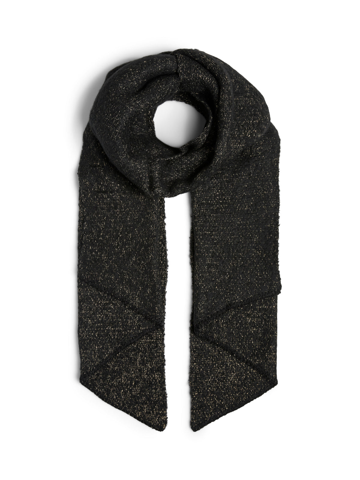 zwarte sjaal met glitter