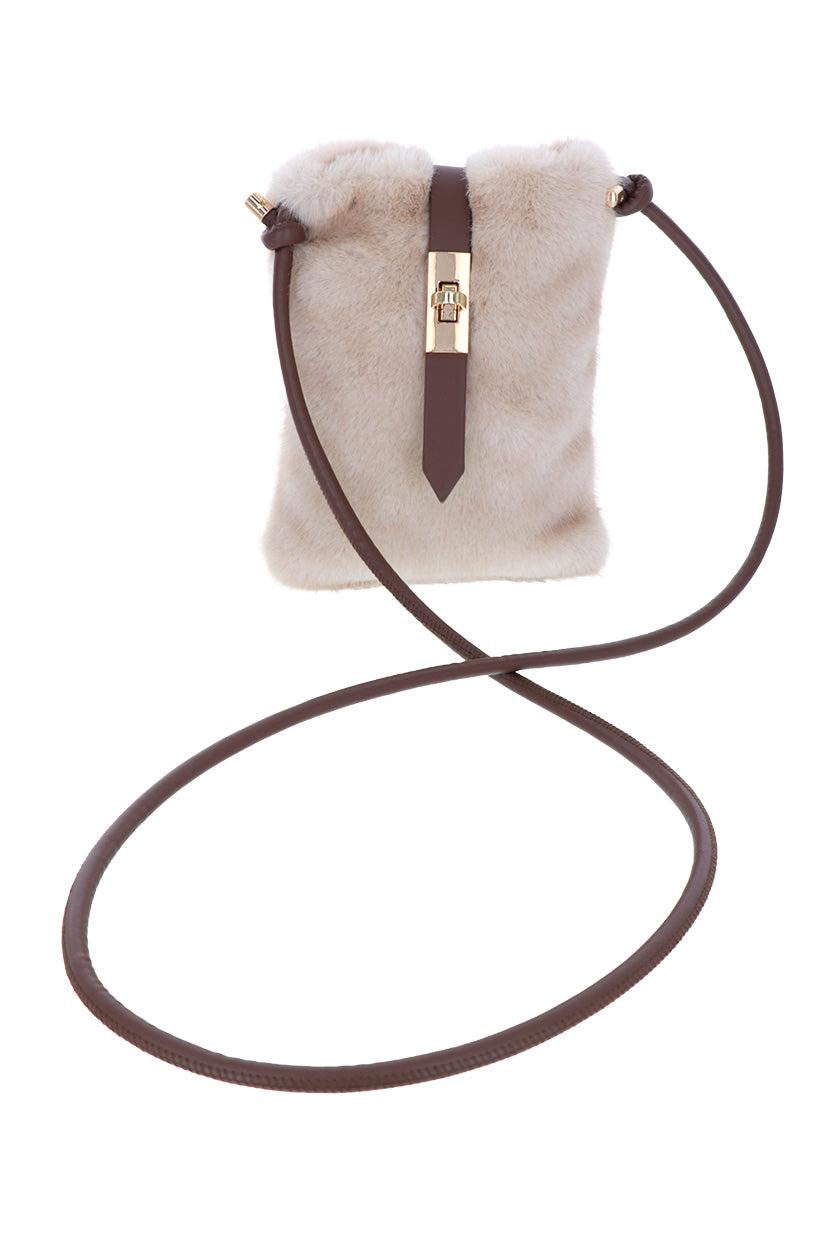 beige handtas