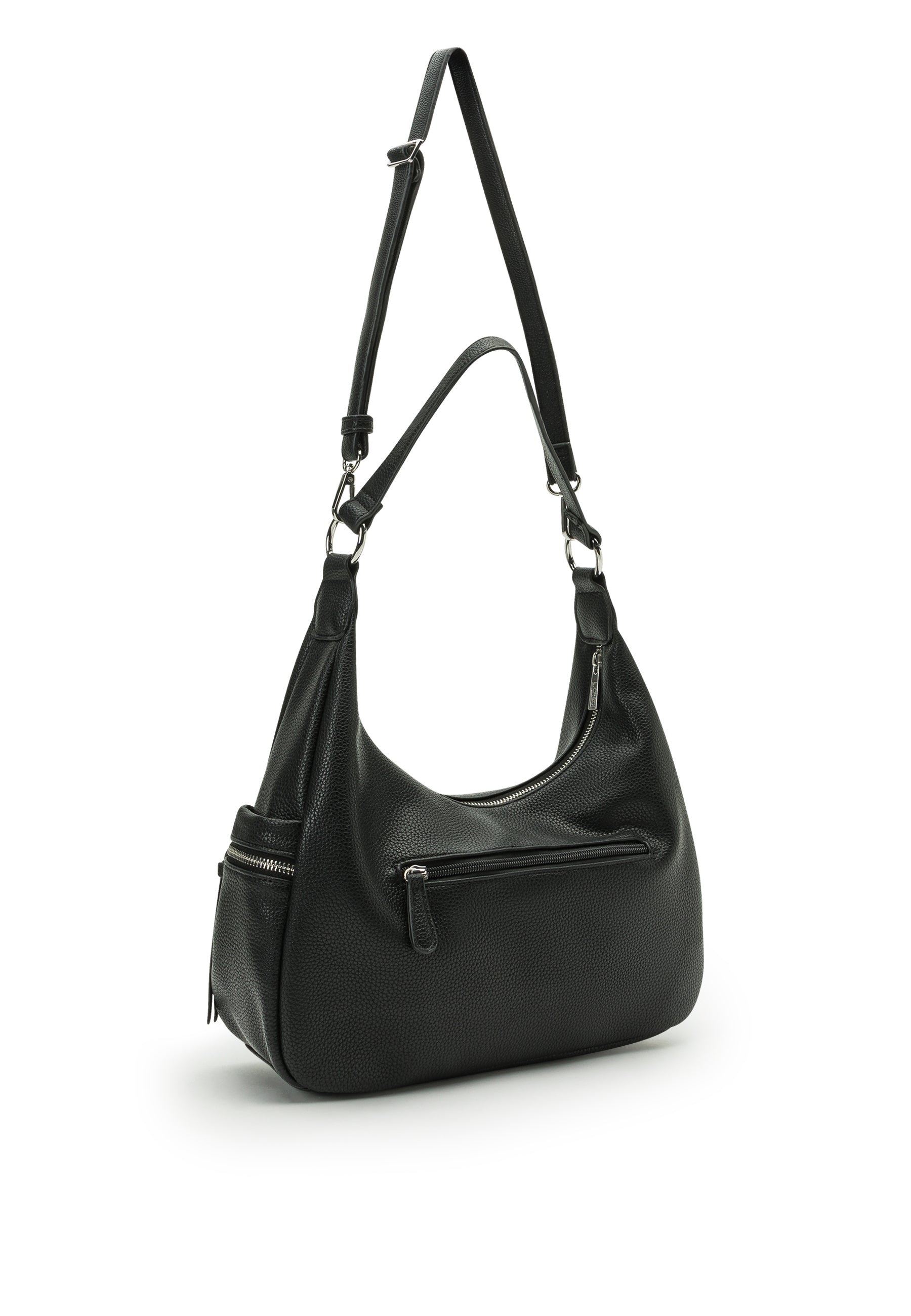 Zwarte schoudertas