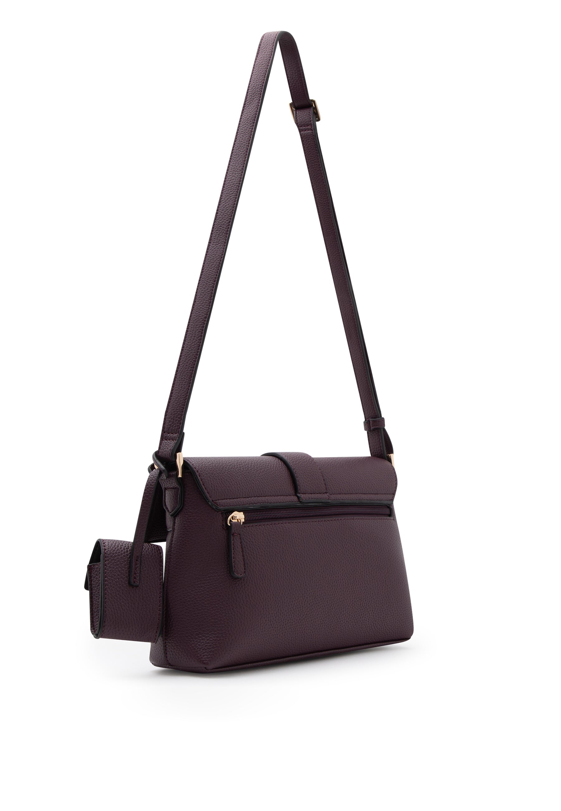 Paarse crossbody