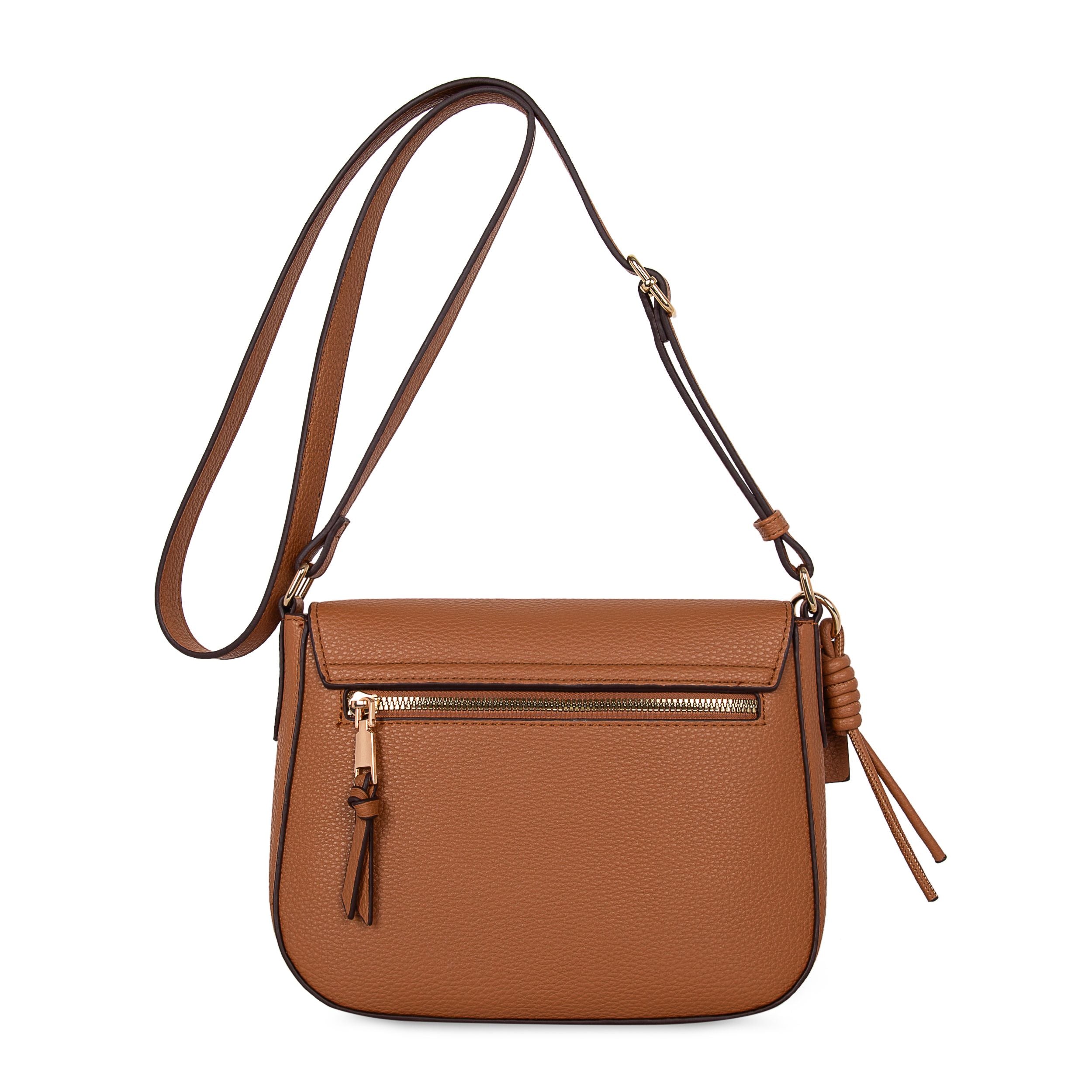 cognac handtas