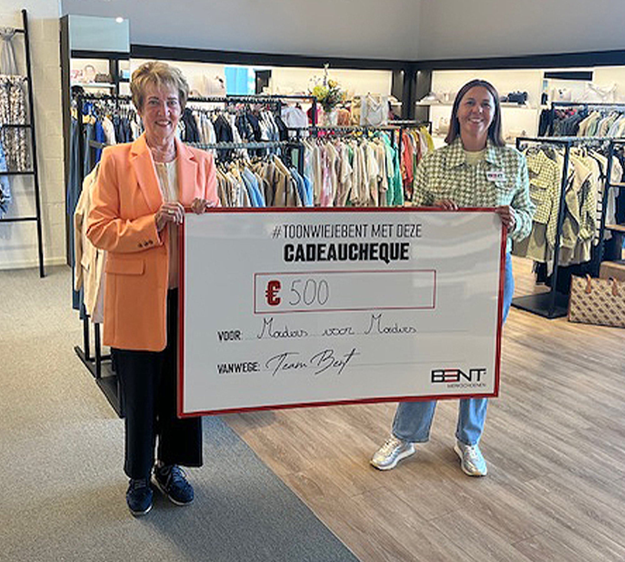 BENT steunt Moeders voor Moeders