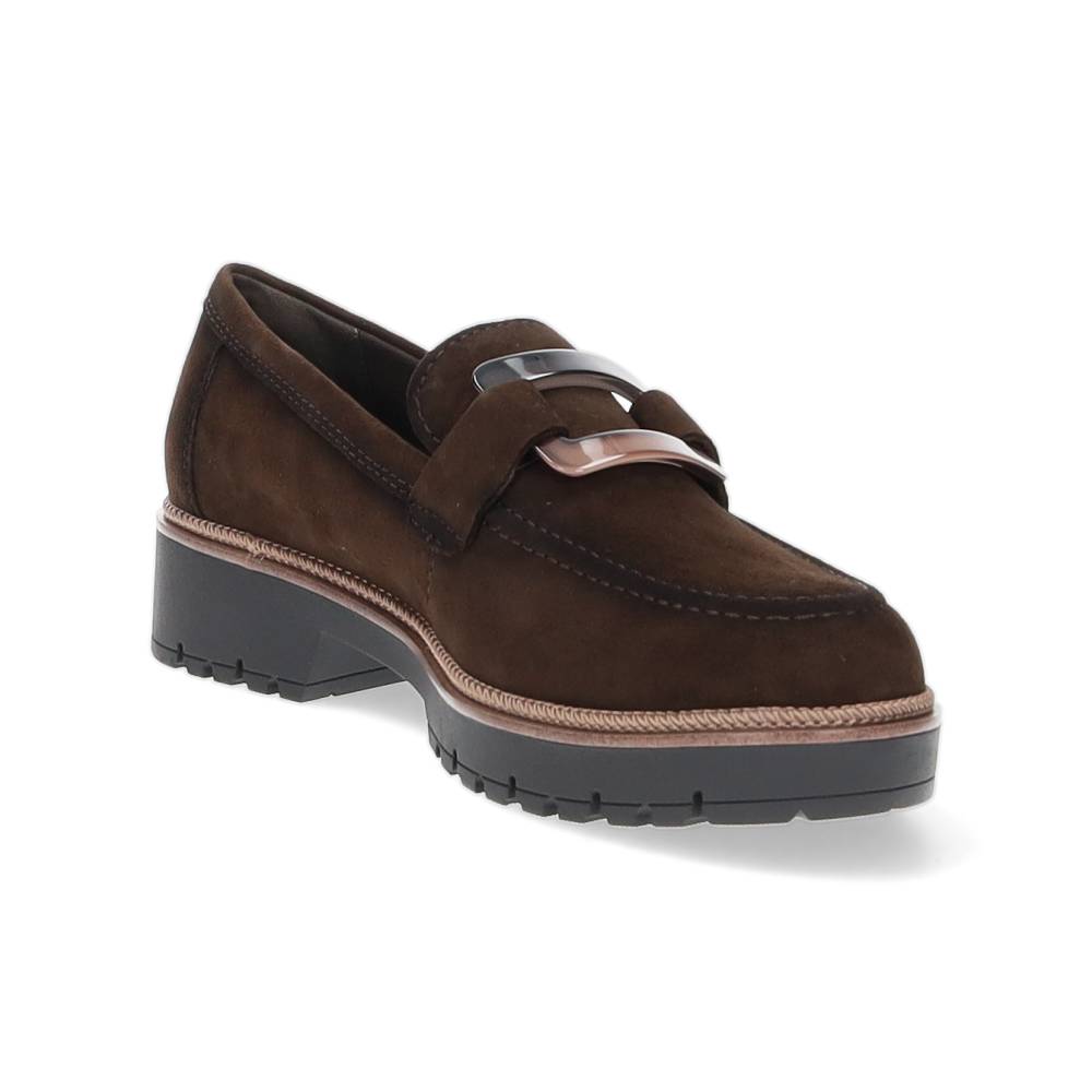 bruine mocassin