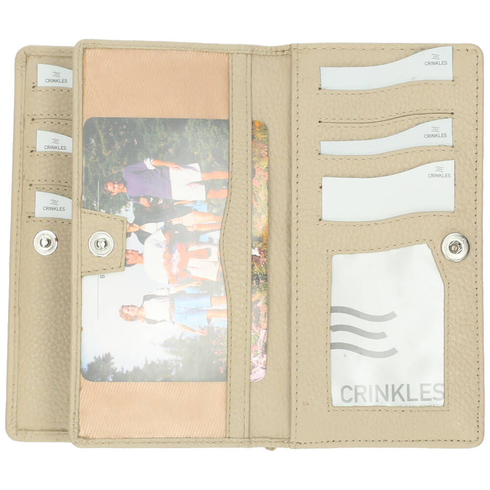 Beige portefeuille