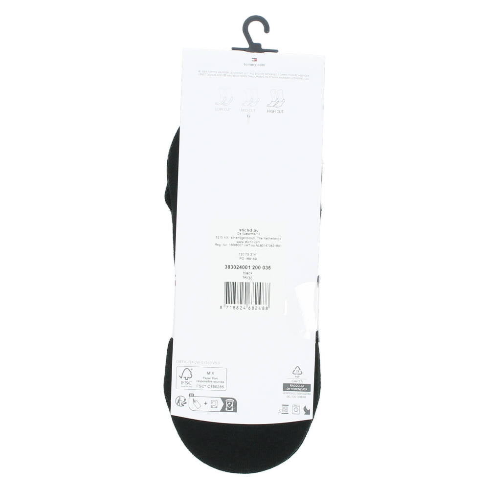 Zwarte kousen Footie