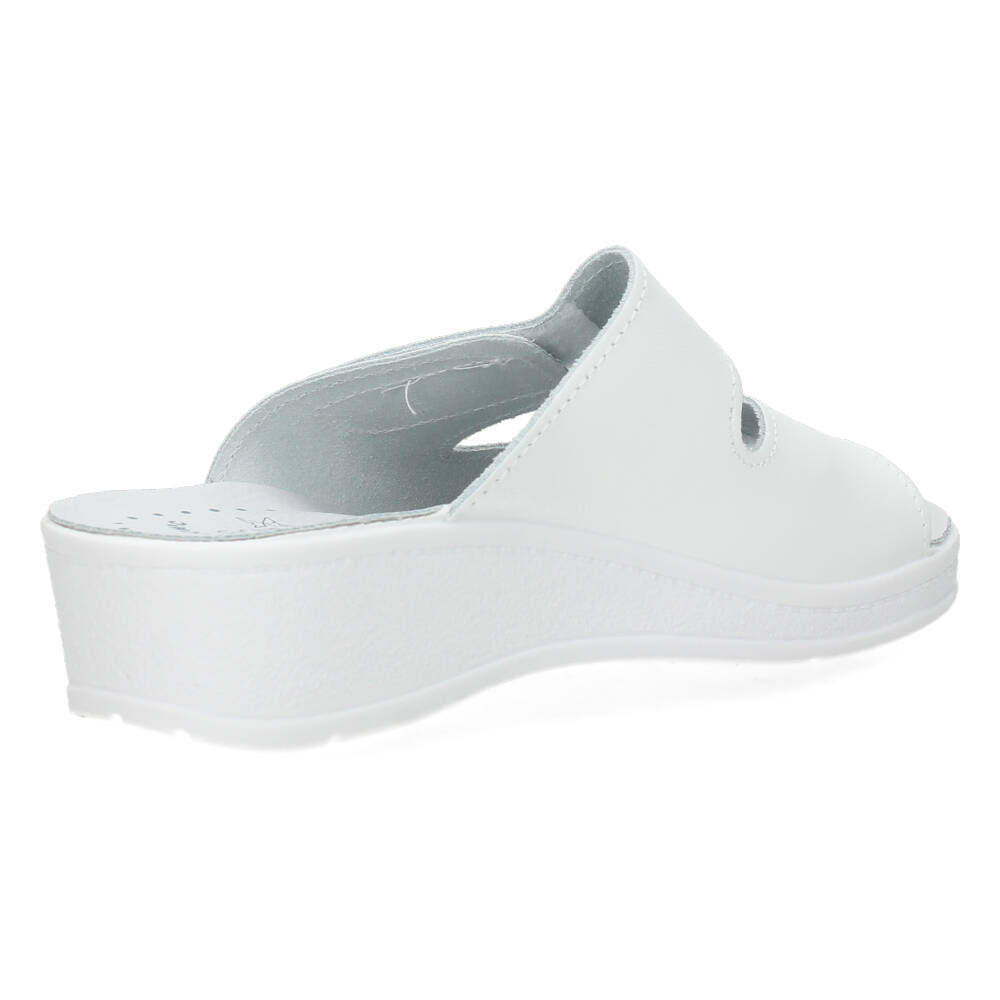 Witte slippers