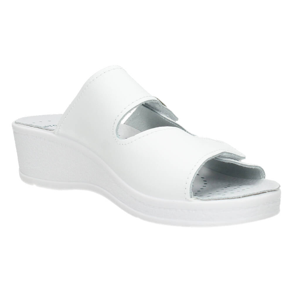 Witte slippers